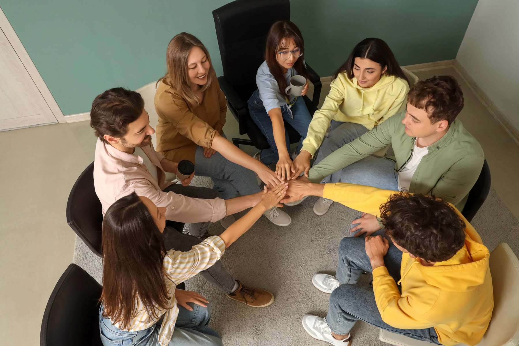 Student group discussing